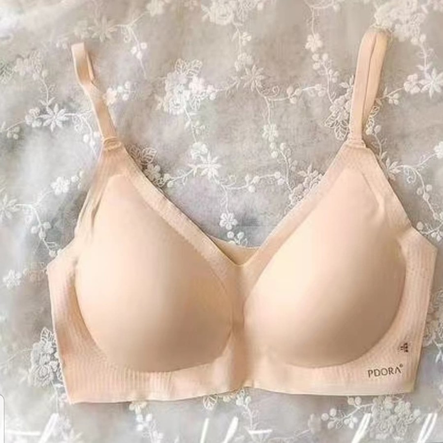 Pdora bra kesehatan / bra sport tali kecil - Cream