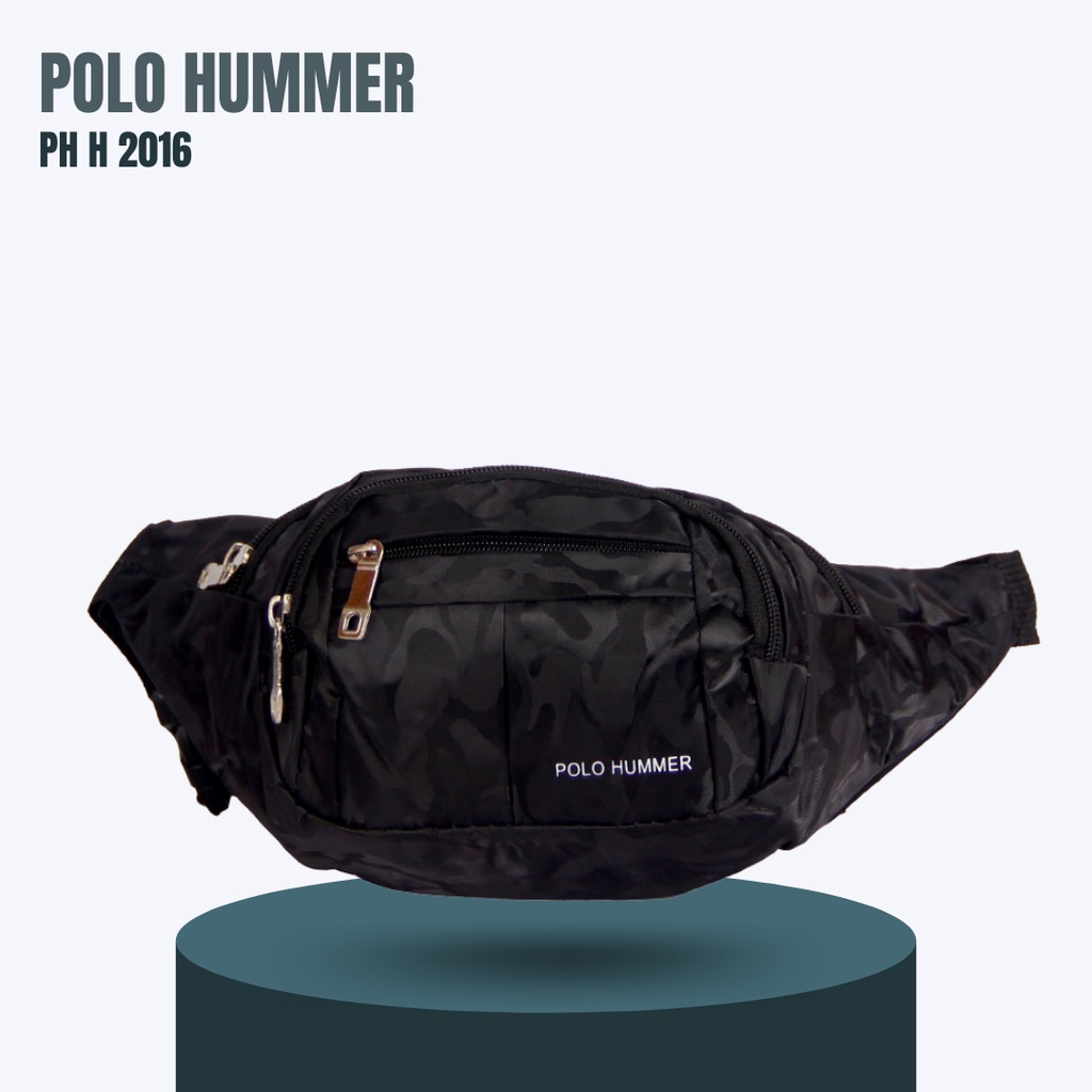 Tas Pinggang Wanita &amp; Pria - Polo HUMMER - WaistBag SlingBag Import