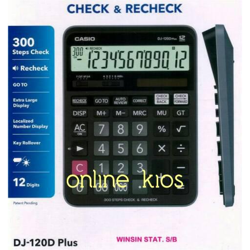 

PROMO! Casio DJ-120D - Kalkulator Meja |Kalkulator
