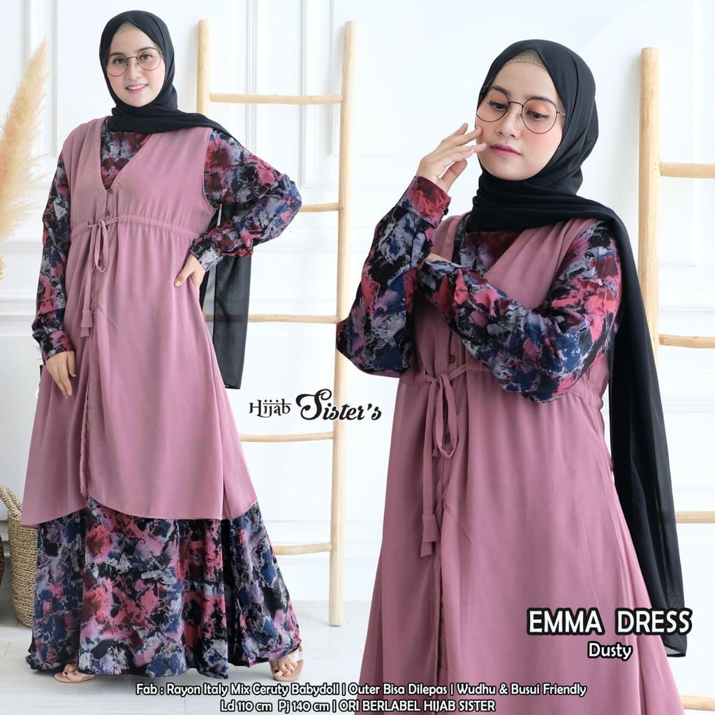 Emma Dress By Hijab Sister Gamis Mayung