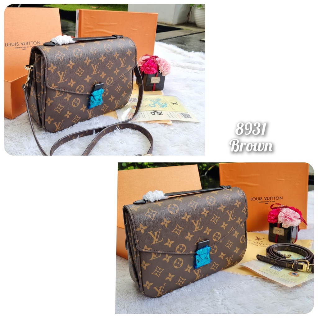 Tas wanita import setbox Full emboss kode 8931