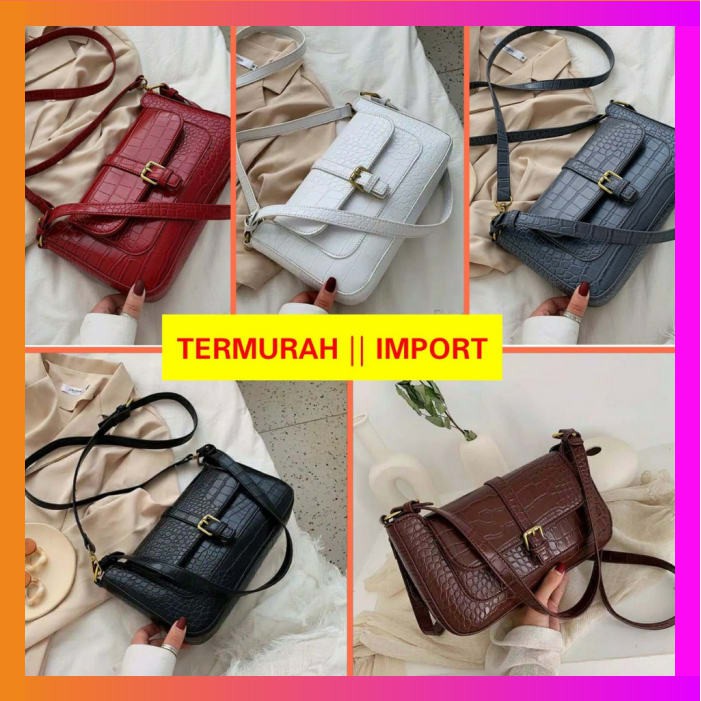 TAS SELEMPANG HANDBAG WANITA IMPORT SLING BAG TERMURAH GQ2683 RLZ129