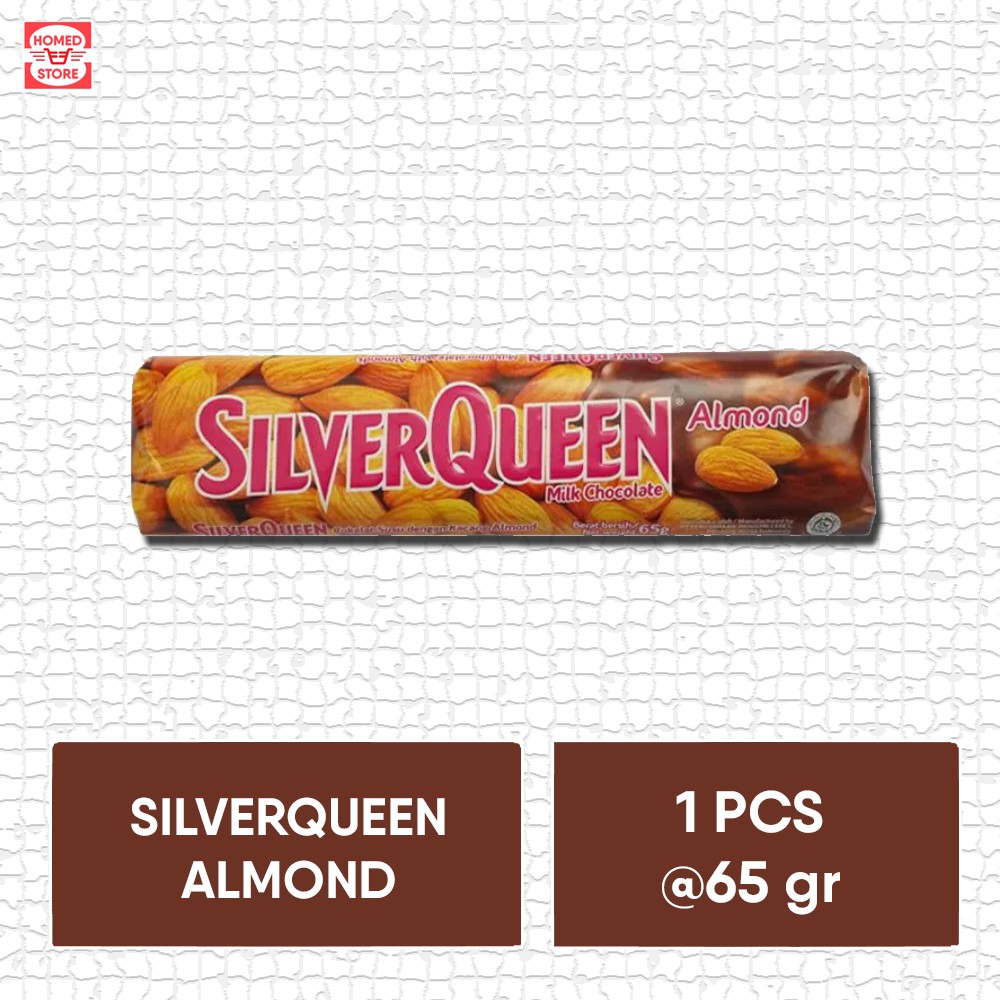 Cokelat Silverqueen Almond 65 gr