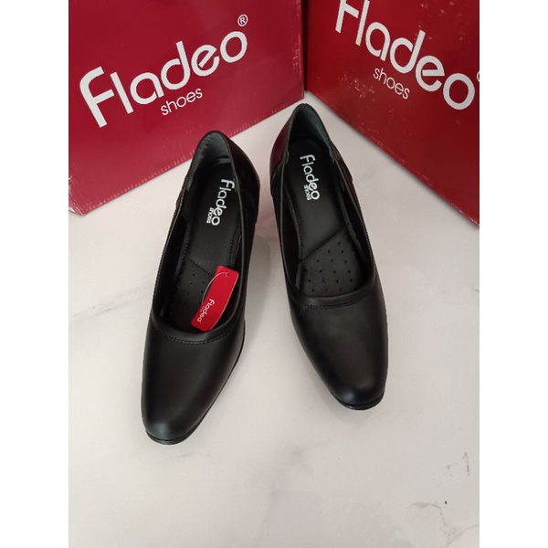 Sz 36 Heels Kerja Casual merk FLADEO LSF 435-2AHBCK
