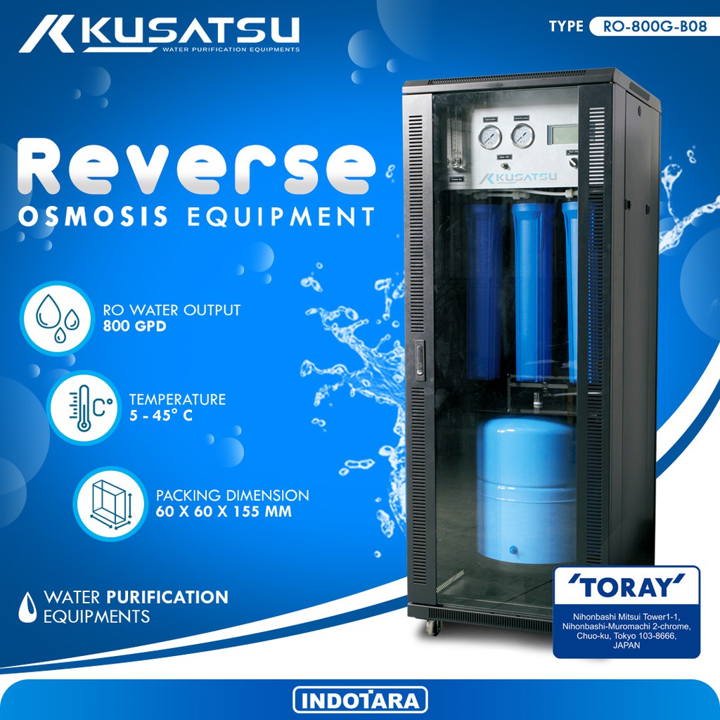 Mesin Reverse Osmosis RO Kusatsu RO-800G-B08