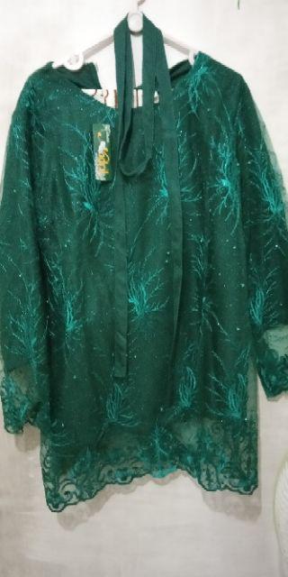 Maura Couple - Sania Ruffle Batik Couple Ori Ndoro Jowi Dnt Garansi Termurah Shopee - Mika Hijau