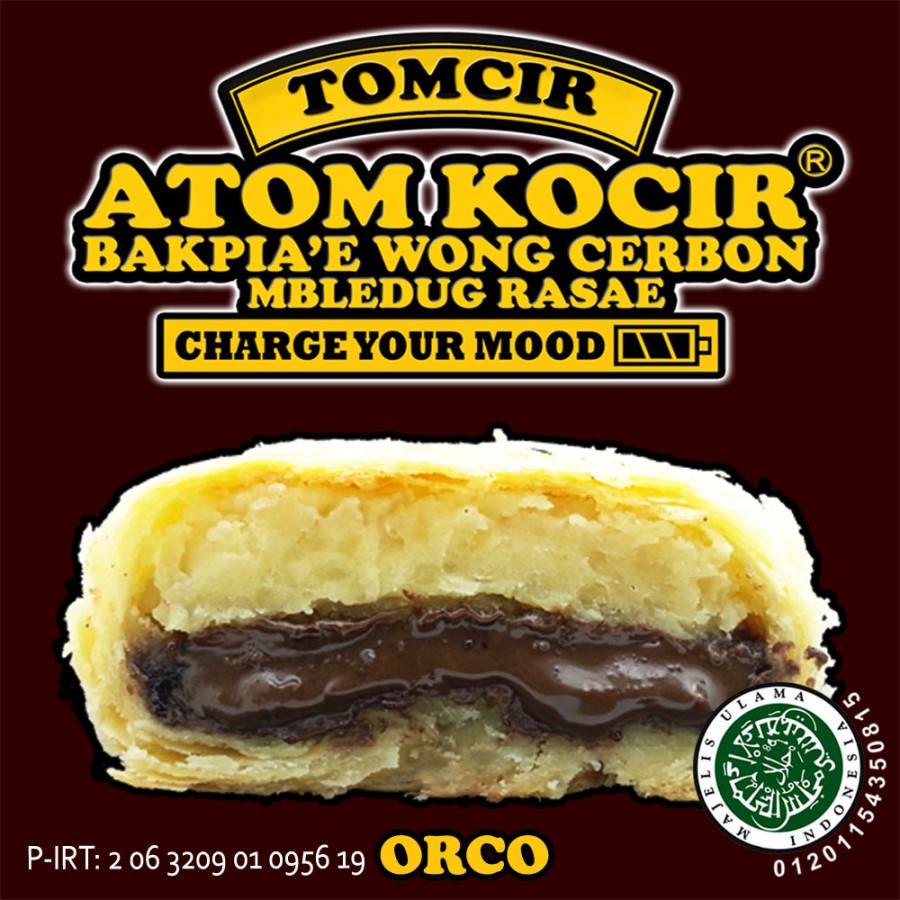 

Tomcir Atom Kocir Orco Bakpia Cirebon 1 pack isi 5
