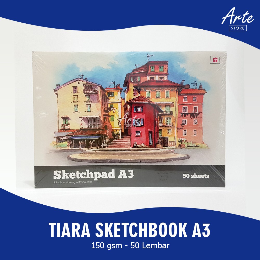 Tiara Artist Sketch Pad A3 (50 lembar)