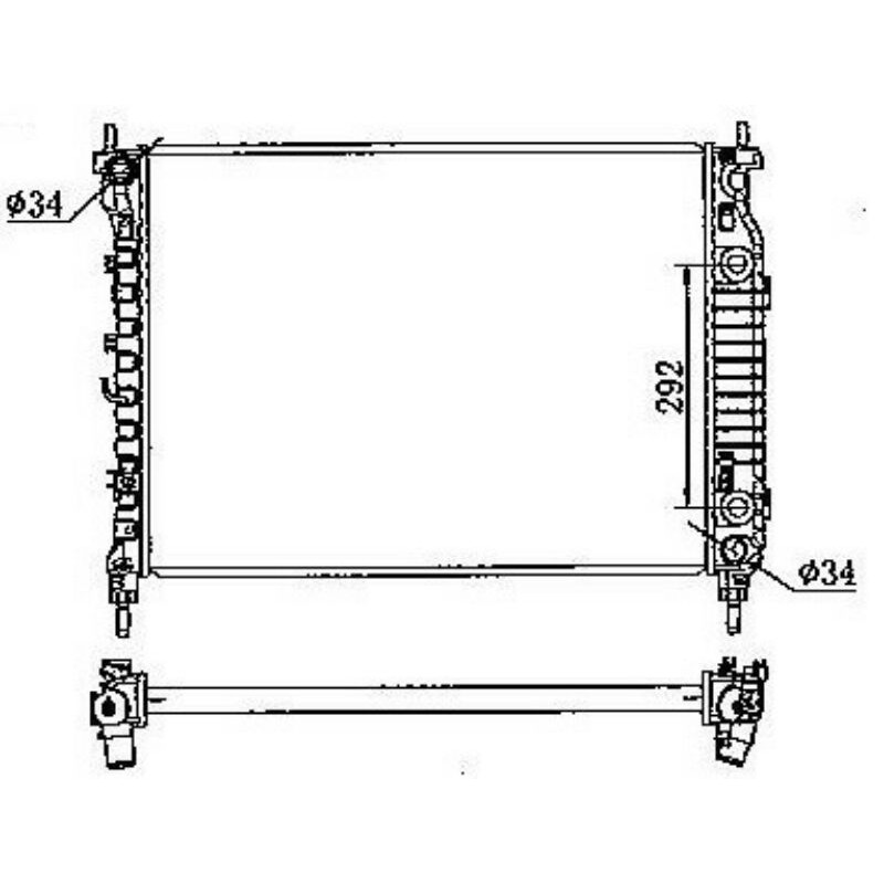 Radiator Captiva Bensin Matic
