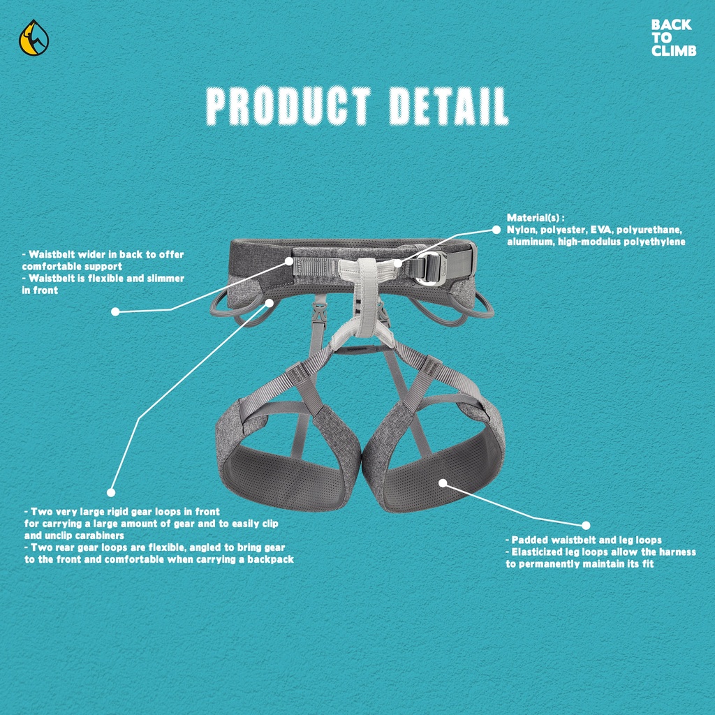 Petzl SAMA safety climbing harness