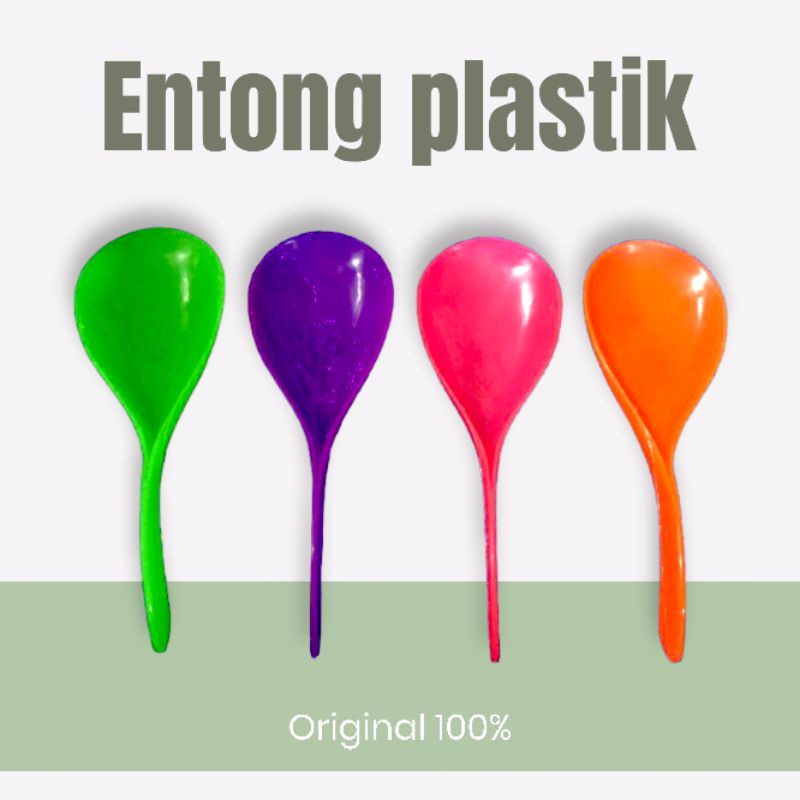 SENDOK CENTONG ENTONG NASI PLASTIK TEBAL WARNA / SOUVENIR / CENTONG SAYUR / ENTONG NASI ANTI LENGKET