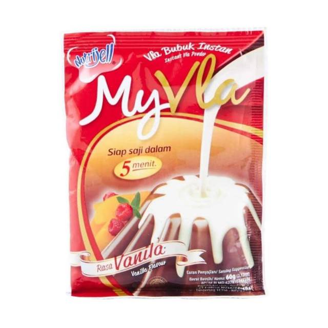 Nutrijell Vanila/coklat My Vla Bubuk Instann 63 gr