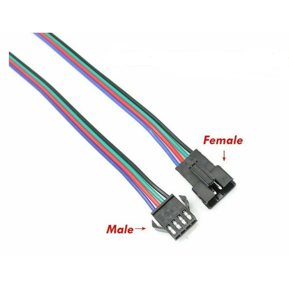 Kabel 4P Terminal Male Female Connector 4 Pin Socket Pengait