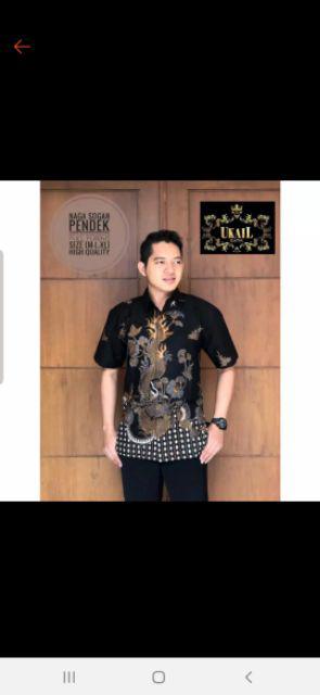 Naga Sogan Kemeja Batik Pria Lengan Pendek Batik Pria Lengan Pendek Kemeja Batik Pria By Gba