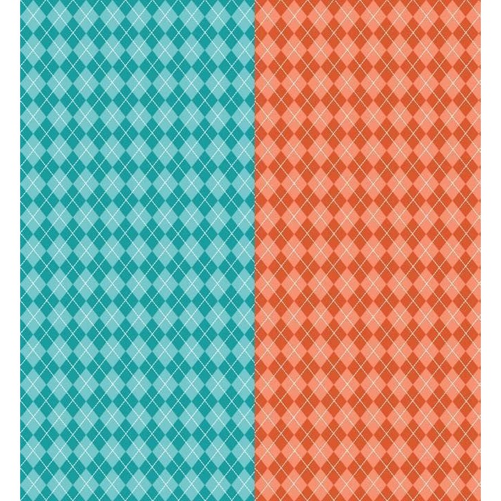 Kertas Scrapbook - Argyle Design