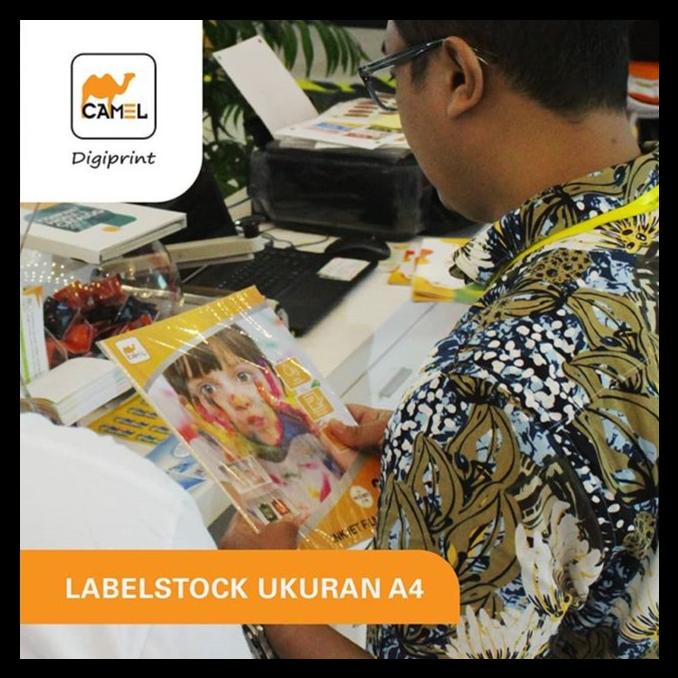 

Camel Digiprint Sticker Vinyl Laser Print A4 Stiker Anti Air - Pack