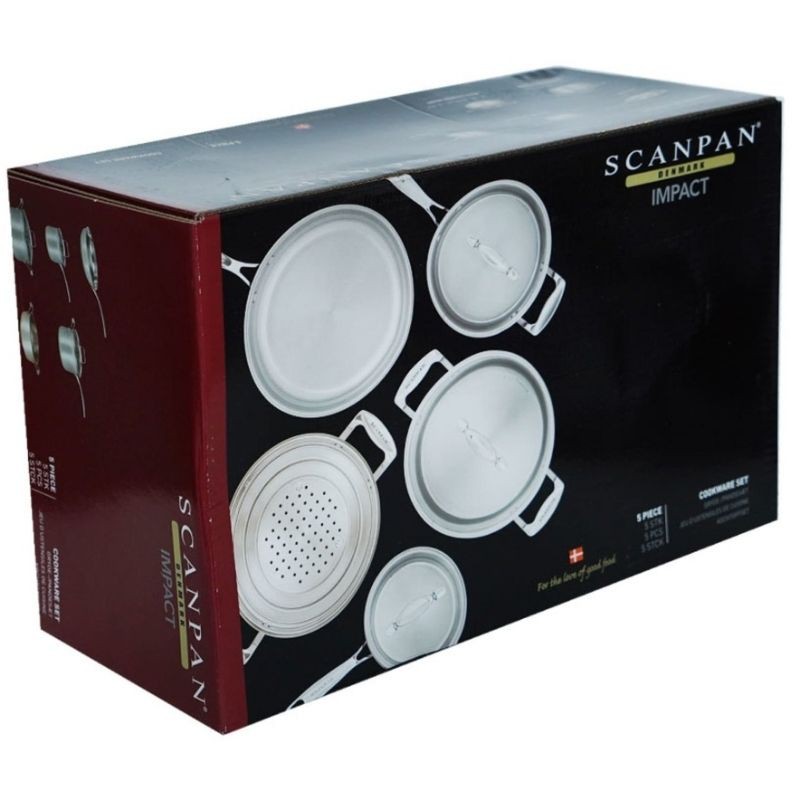 Jual peralatan masak set 5 pcs merek scanpan Denmark Shopee Indonesia