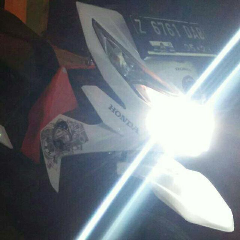 Lampu LED motor depan matic bebek TURBO TERANG untuk semua motor