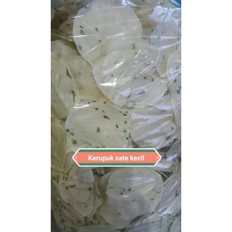 

Opak / kripik sate menengah