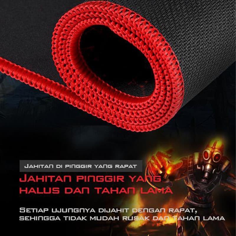 Gamen GP-XL MousePad Mouse Pad Black Big Size Hitam Besar Original