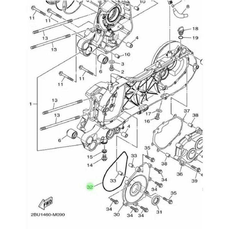 karet oring tutup kruk as kiri cvt mio j soul gt fino fi xride x ride 115 ori 93211-37803