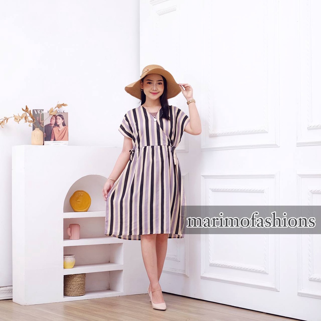 Daster Kimono Panjang Selutut Daster Busui Viral Kekinian marimofashions