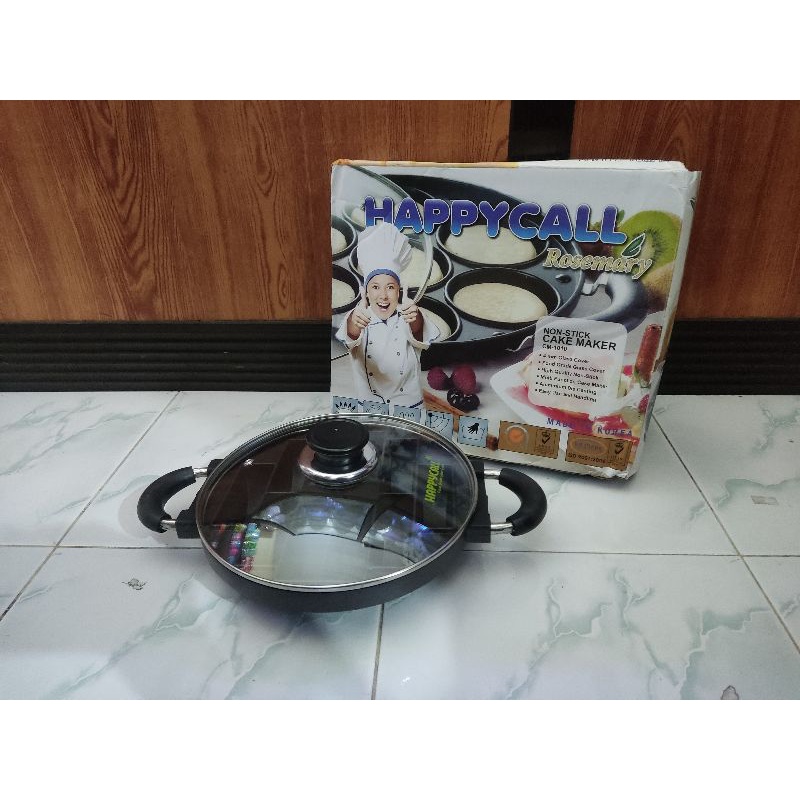 Cetakan Pukis 10 Lubang Happy Call / Cetakan Pukis Teflon Happy Call 10 Lubang