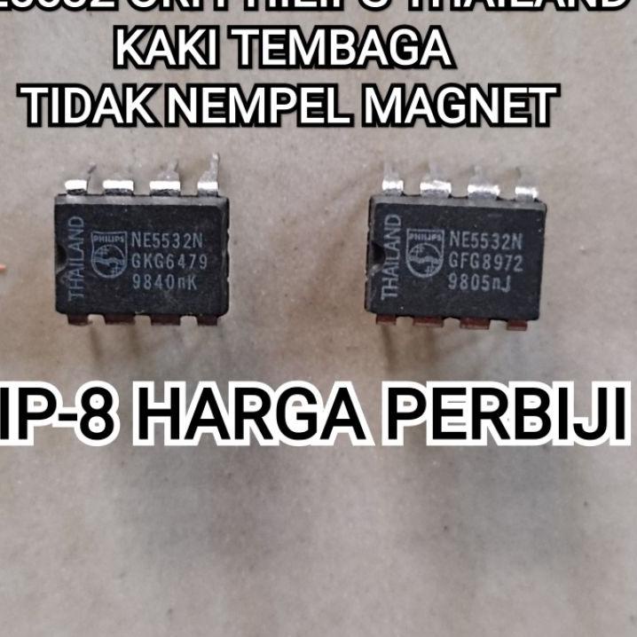 ✨Stock New IC NE5532 ORIGINAL PHILIPS ORI PHILIPS THAILAND KAKI TEMBAGA DIP-8 | BIG SALE | New event