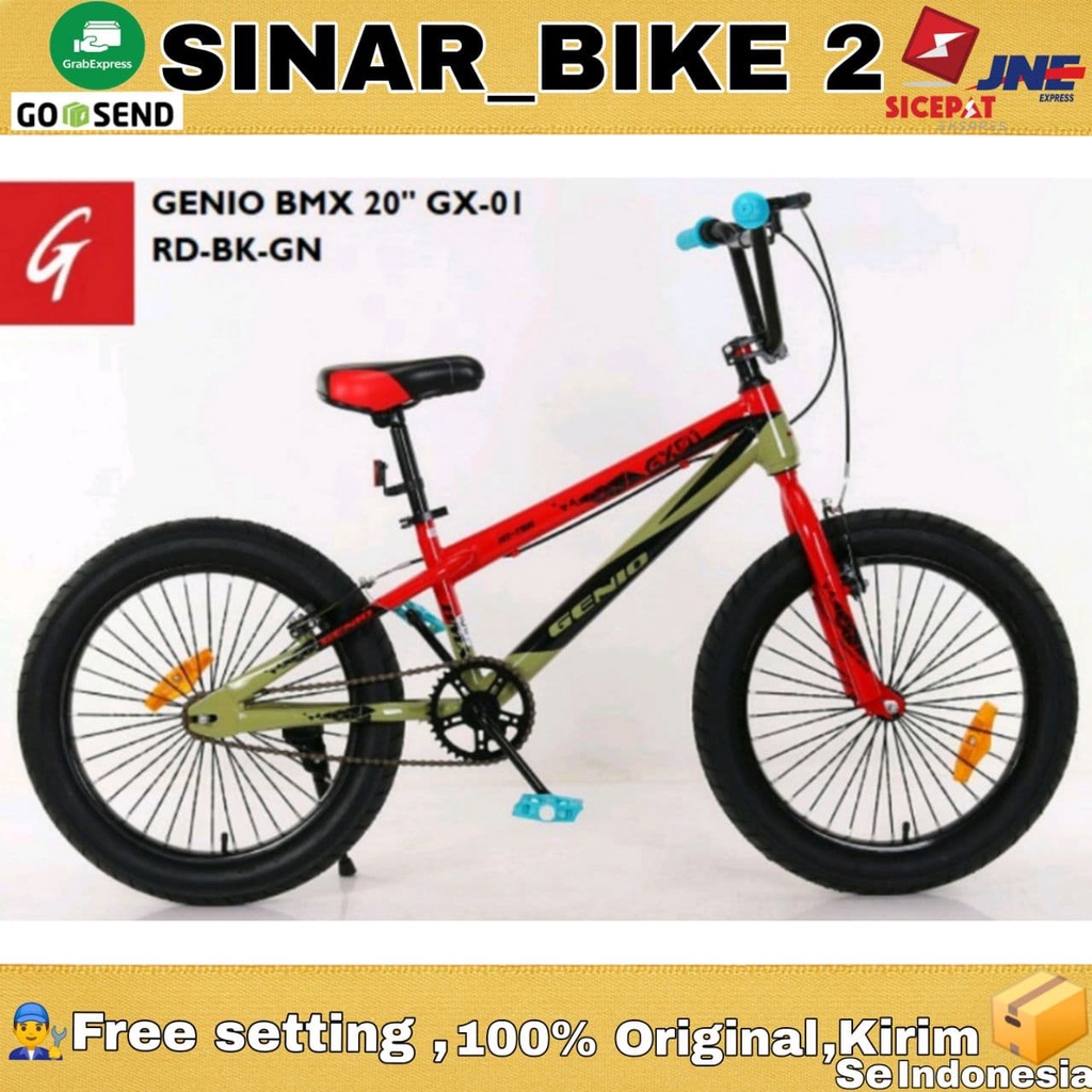 Sepeda Anak BMX Genio GX-01 Ukuran 20 Inch