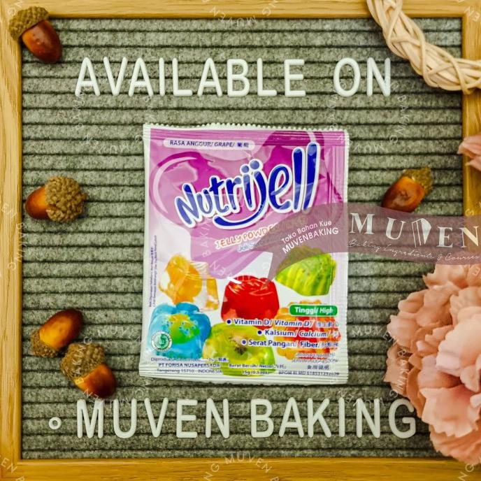 

NUTRIJELL 15 GR / BUBUK AGAR JELLY PUDDING INSTAN NUTRIJEL BIG SALE Kode 917