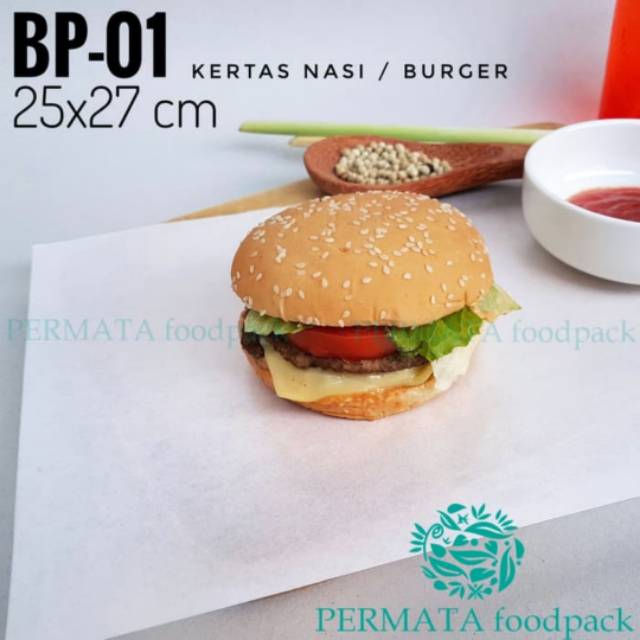 

KERTAS BURGER / KERTAS NASI 500 pcs