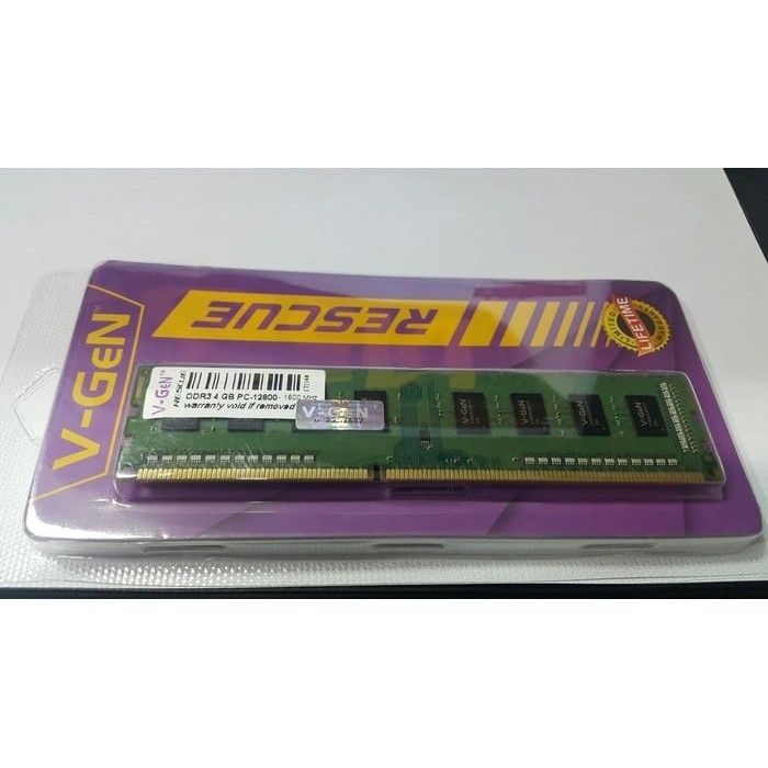 V-GeN RESCUE LONGDIMM DDR3 4GB PC12800/1600Mhz