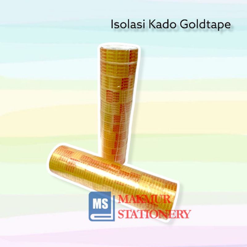 

Solasi Kado / Solatip / Isolasi Goldtape