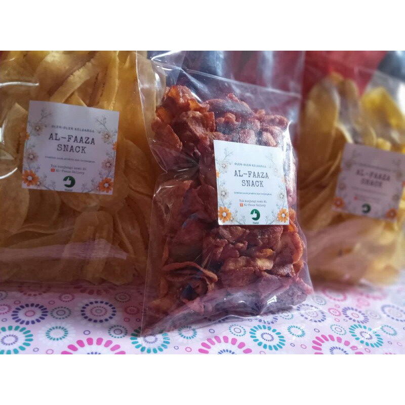 

Keripik Pisang manis Al -Faaza 200 gr khas gombong
