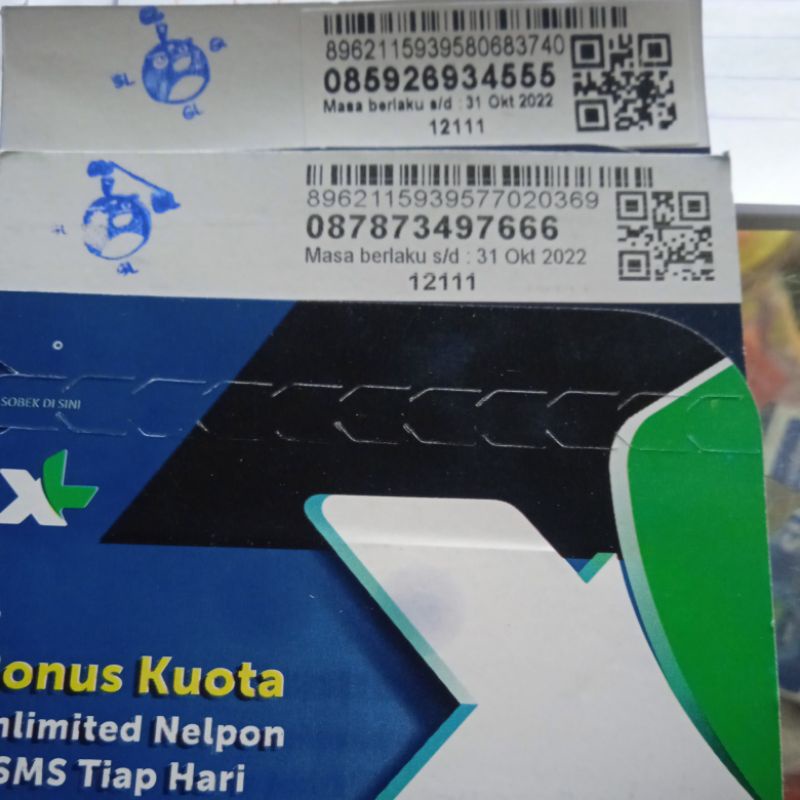 No Cantik XL Cantik Triple ujung 555 & 666