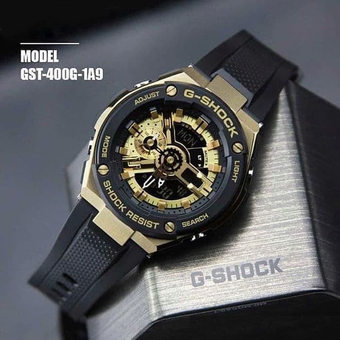 CASIO G-SHOCK GST 400G GST-400G ORIGINAL GARANSI RESMI INDONESIA