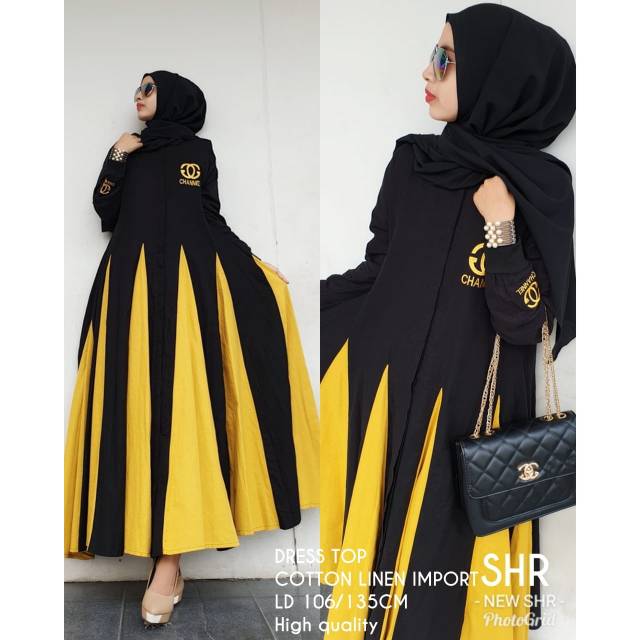 Ready Gamis Chanel Ori SHR Import