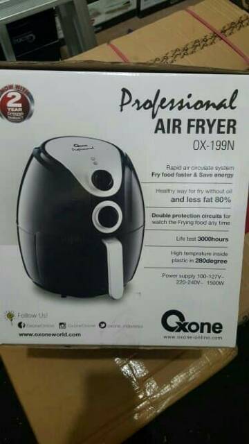 Oxone Ox-199N Professional Air Fryer Ox 199N Alat Penggoreng Pemanggang Listrik  Elektrik 199