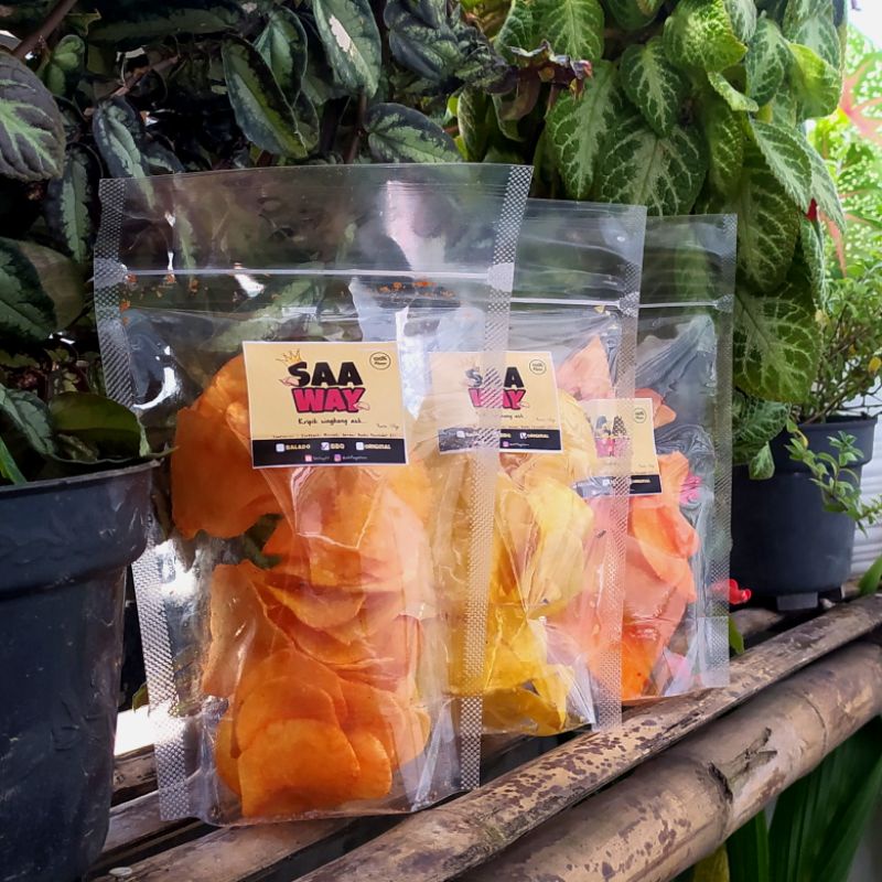 

KRIPIK SINGKONG | SAAWAY | Rasa ORIGINAL, BALADO, BBQ, 50gr