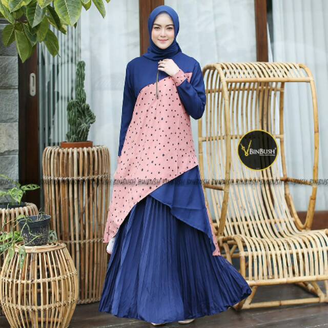 NEW KOLEKSI " POLKA SET TUNIK " By BINBUSH