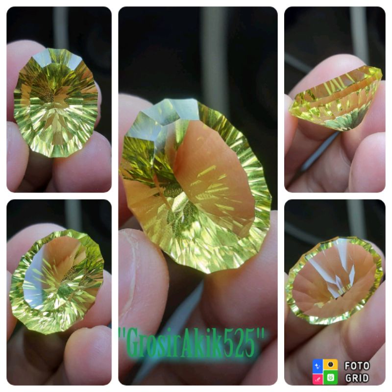 nayural batu permata lemon citrine cutting jumbo
