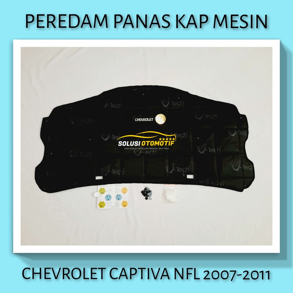 CHEVROLET CAPTIVA NFL 2007-2011 VTECH Aksesoris Peredam Panas Kap Mesin Mobil