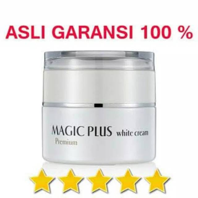 100% ORIGINAL - MAGIC PLUS WHITE CREAM LEJEL CREAM PEMUTIH WAJAH KOREA