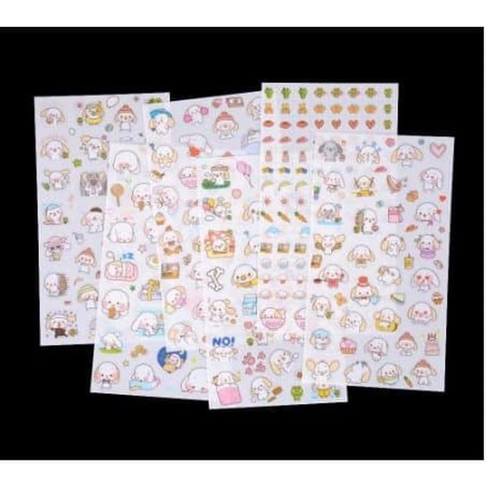 HAPPY EVERY DAY Diary Deco - Happy Dog (6pcs)