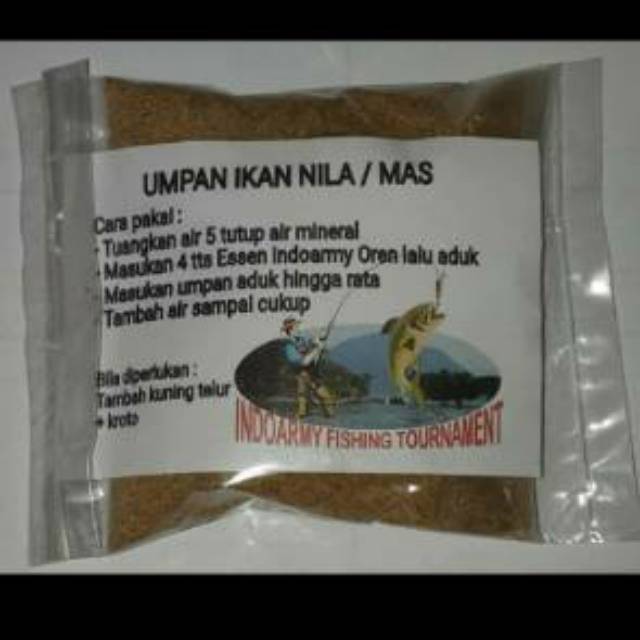 Umpan Indoarmy/Umpan Ikan Mas Umpan Ikan Nila Indoarmy