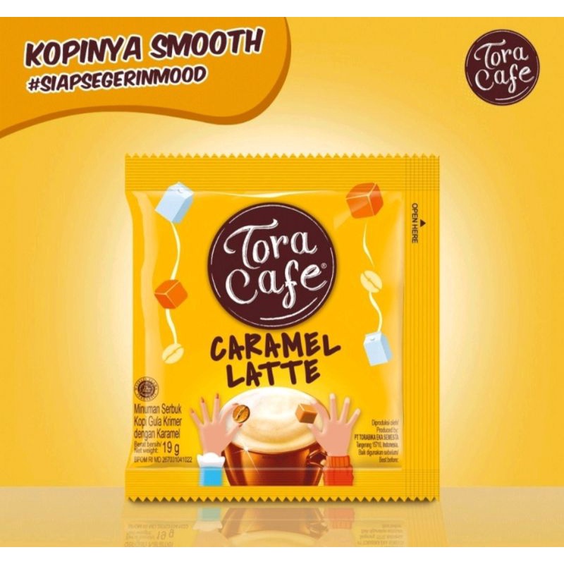 

Torabika Tora Cafe Caramel Latte 19gr isi 10 Sachet