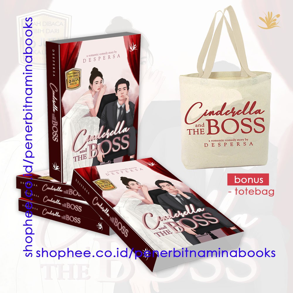 

Buku Cinderella and The Boss edisi Bonus TOTEBAG / Penerbit Namina
