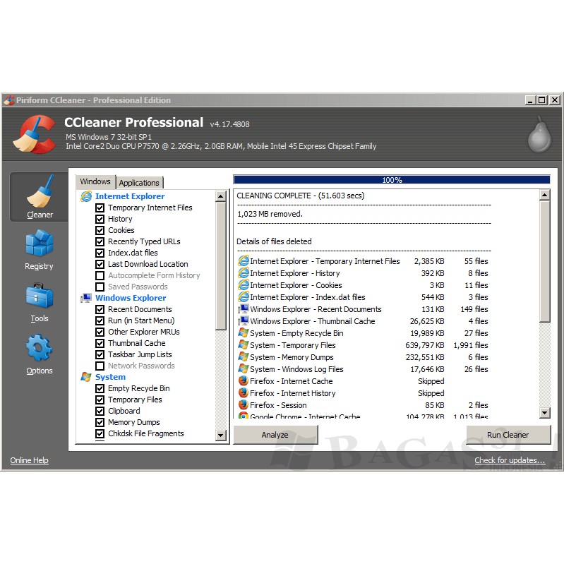 [FULL VERSION] CCleaner Pro 5 LIFETIME - GARANSI AKTIVASI