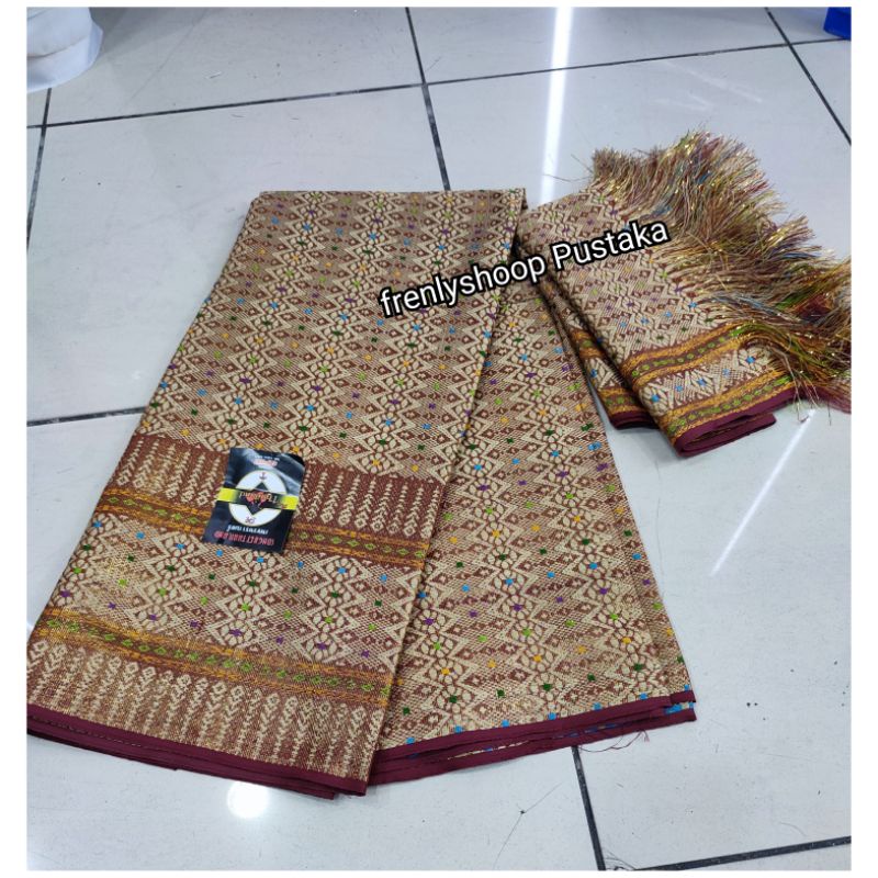 KAIN SONGKET SET SELENDANG THAILAND /BAHAN SONGKET SELENDANG THAILAND TERBARU PREMIUM // Kain Songket Pesta Mewah Terbaru