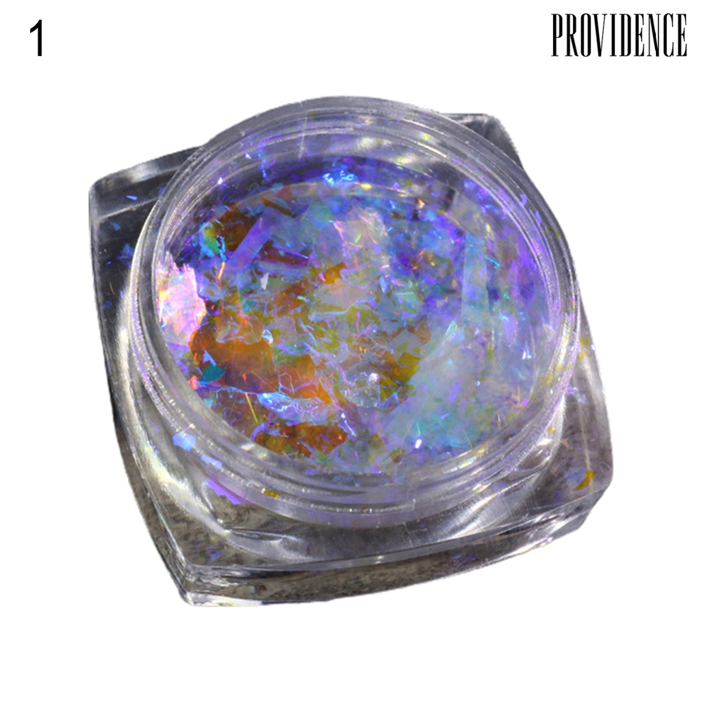 Providence 1 Botol Payet Glitter Cellophane Portable Untuk Nail Art / Manicure